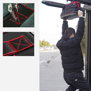 Nanwei yalıtımlı Crossbody kanvas alet çantası su geçirmez deri naylon aracı depolama için PVC el çantası tarzı ile OEM ve ODM desteklenen - Product Image 5