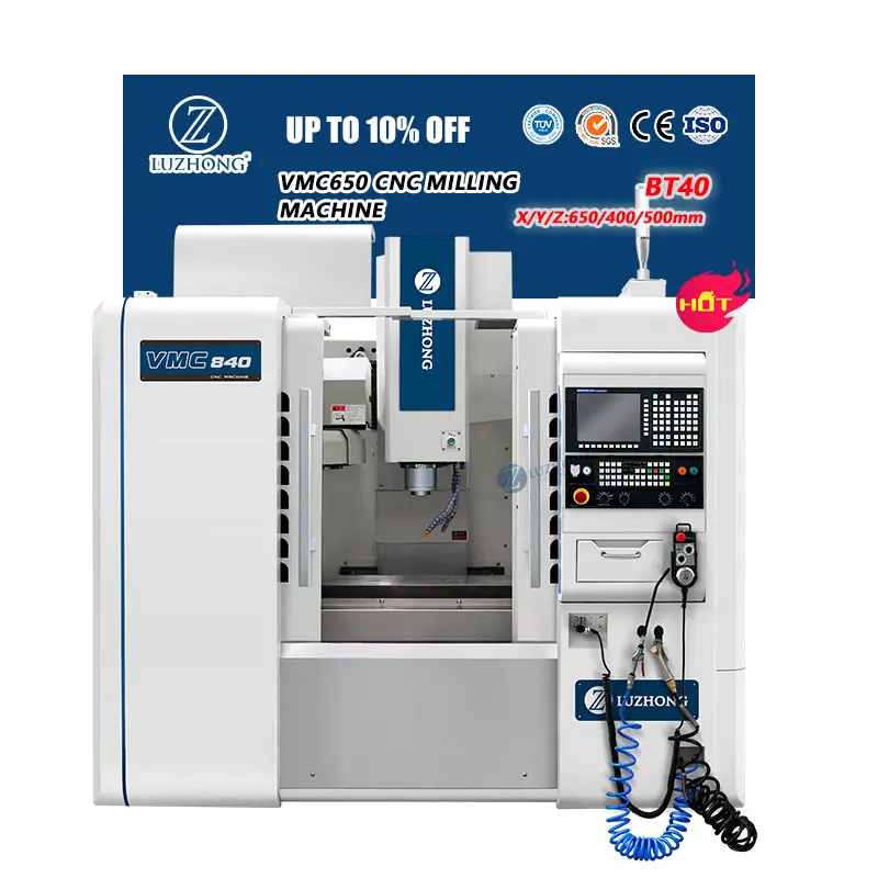 Fresadora cnc de 5 ejes, fabricante VMC650, centro de mecanizado vertical