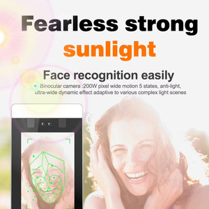 Cámara de reconocimiento facial AI dinámica 5 pulgadas 4G WiFi Máquina de asistencia de tiempo facial Terminal de control de acceso con función impermeable - Product Image 4