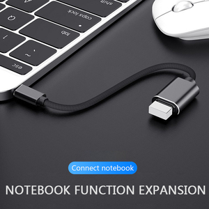 USB tipi C OTG naylon alüminyum USB 3.1 tip c dişi USB 2.0 erkek veri kablosu akıllı telefonlar için - Product Image 3