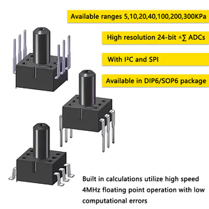 WeiFengHeng WF100E 0.4BG 0.4Bar -40 ~ 40kPa SOP6 paquete 0,5 a 4,5 V de salida es un sensor de presión analógico con compensación - Product Image 3