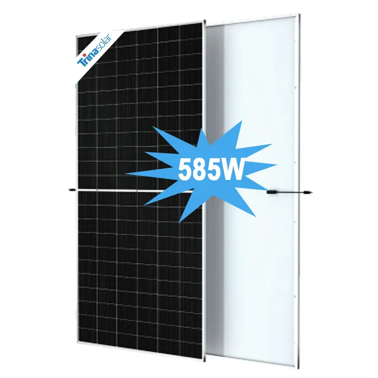 Panneau solaire Trina Vertex backsheet module mono 565-585W demi-cellule 565 570 575 580 585 watt panneau solaire Trina