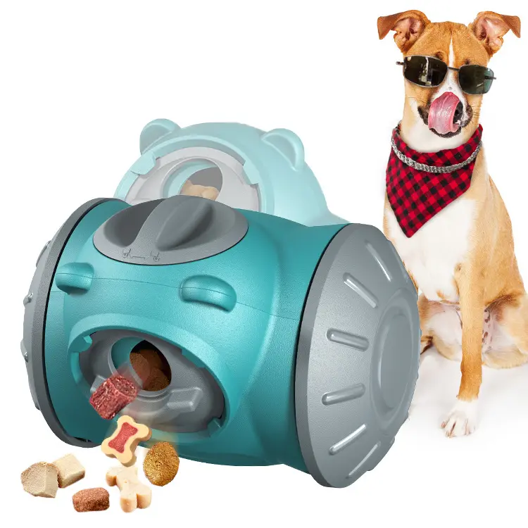 หุ่นยนต์ตู้อาหารแบบโต้ตอบสัตว์เลี้ยงช้ารักษาของเล่นสุนัขอาหารปริศนา Feeder ของเล่น