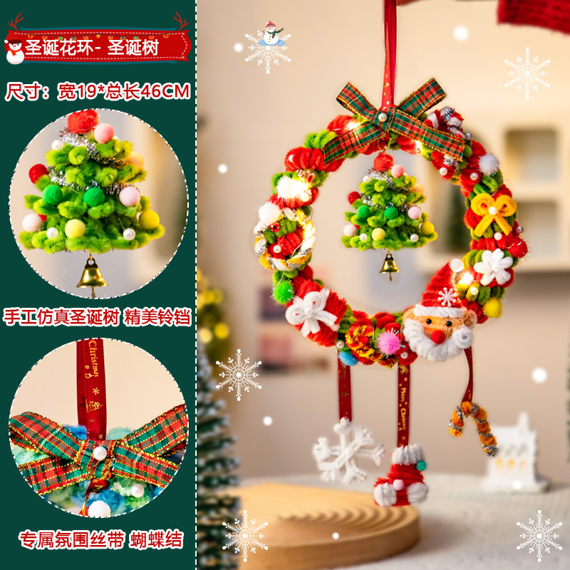 Couronne et sapin de Noël à faire soi-même