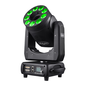 Новое поступление 9x20 Вт Rgbw 4 в 1 Светодиодная лампа для мытья 10 Вт Rgb Анимация движущаяся головка лазерный свет для ночного клуба - Product Image 1