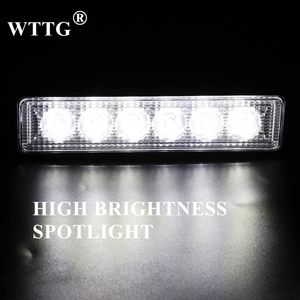高亮度日间行车灯6 Led 18W led灯应急车灯Led频闪 - Product Image 5