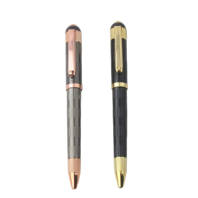 स्वनिर्धारित लोगो के साथ थोक थोक पेशेवर डिजाइन जन्मदिन उपहार पेन अनुकूलित धातु बॉलपॉइंट पेन