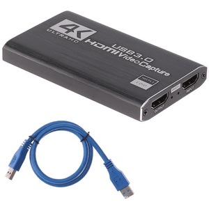 3.0 USB HDMI 4K scheda di acquisizione Video HDMI USB gioco di acquisizione dispositivo 1080p 60fps registrazione microfono ingresso in diretta streaming altoparlanti di trasmissione - Product Image 2