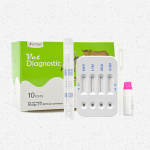 Veteriner tanı TOXO Ab Fiv ab kesilmemiş levha Ehrlichia ab kesilmemiş levha Combo testi - Product Image 1
