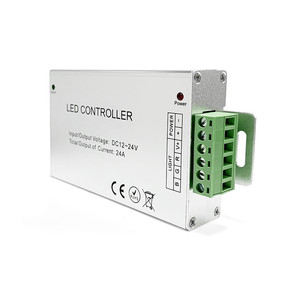 Ручной RGB-контроллер светодиодной ленты 24A 12 В/24 В DC RF 4-клавишный пульт дистанционного управления ROHS - Product Image 2