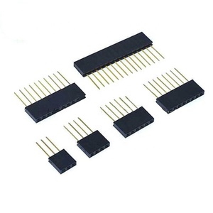 2P-10P Single Row Straight Female Pin Header 2.54MM Pitch Pin Long 11MM Strip Connector Socket FOR Arduino PCB - Product Image 1