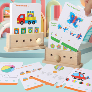 Logica di legno chiave illuminazione Puzzle formazione problema di risoluzione dello sviluppo del cervello 3-6 età giocattolo per i bambini - Product Image 2