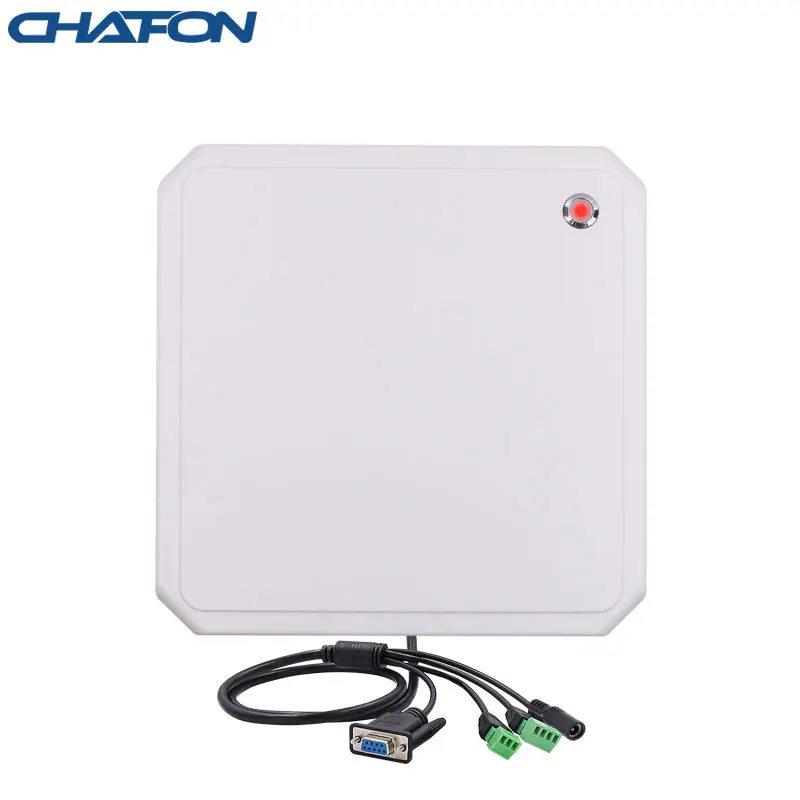 CHAFON-lector rfid uhf de seguimiento de vehículos, 10m de larga distancia de lectura, compatible con passwhd, con relé USB RS232 WG26, interfaz rj45