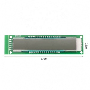 LCD-Modul Blauer Bildschirm 10-Bit-16-Segment-LCD-Anzeigemodul Panel DM8BA10 DC 5V TM1622 Chip - Product Image 2