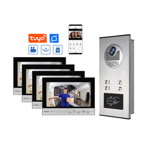 Tarjeta de desbloqueo para 3 apartamentos iFi, sistema de intercomunicación para teléfono y puerta con monitor de 9 pulgadas - Product Image 1