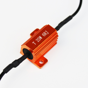 <strong>LED</strong> Bulb Load Resistor 25W 6Ohm to Solve Car Hyper Flash Error <strong>Code</strong> for T10 Festoon T15 1156 1157 7440 7443 3156 3157 <strong>LED</strong> Bulb - Product Image 4
