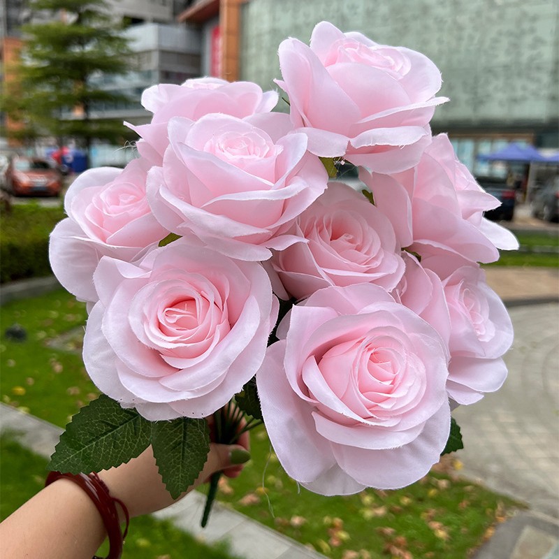 Rosa de 9 cabezas para enamorados.