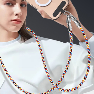 60W USB <strong>C</strong> to <strong>C</strong> Charging Data Cable Multifunction 2 in 1 Mobile Phone Wrist Neck Strap Lanyard 3A Type-<strong>c</strong> Phone Charger Cable - Product Image 3