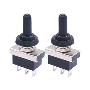 3Pin 3 pozisyon geçiş anahtarı 12 VDC 25 a ON/Off/ON Rocker anahtarı su geçirmez kap anahtarları parçaları anlık güç düğmesi anahtarı - Product Image 1