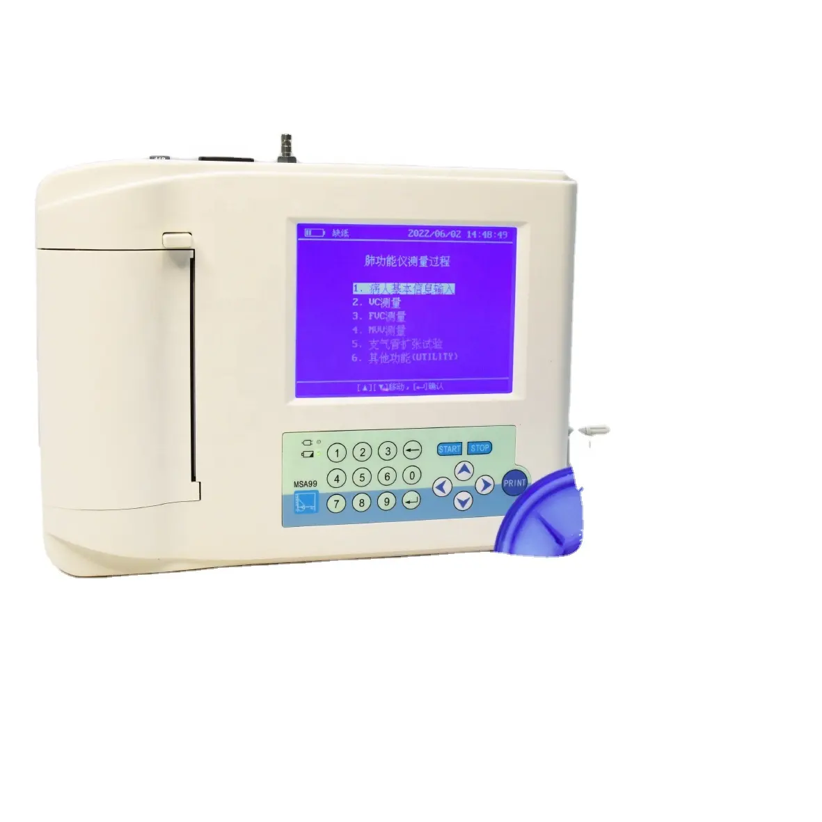 अस्पताल क्लिनिक spirometry हाथ में इलेक्ट्रॉनिक Spirometer फेफड़ों परीक्षक पोर्टेबल Spirometer