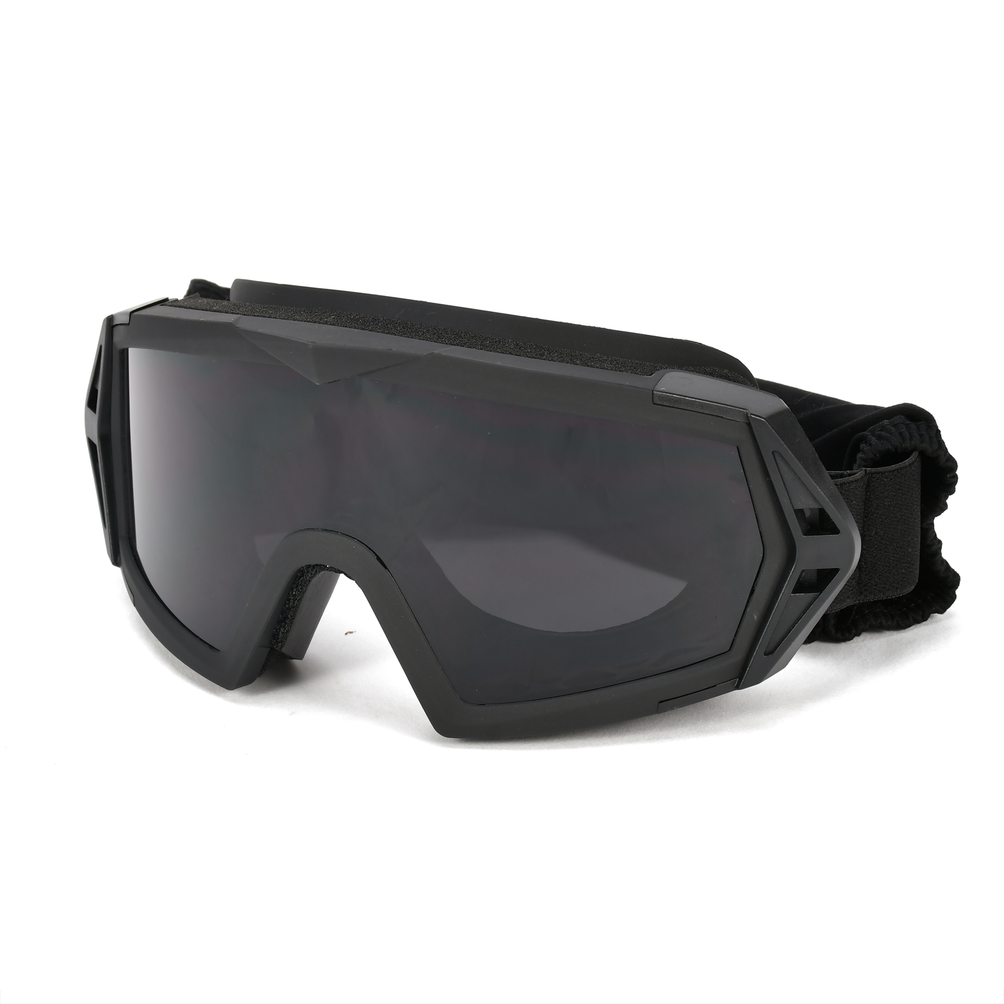 Lente gris marco negro