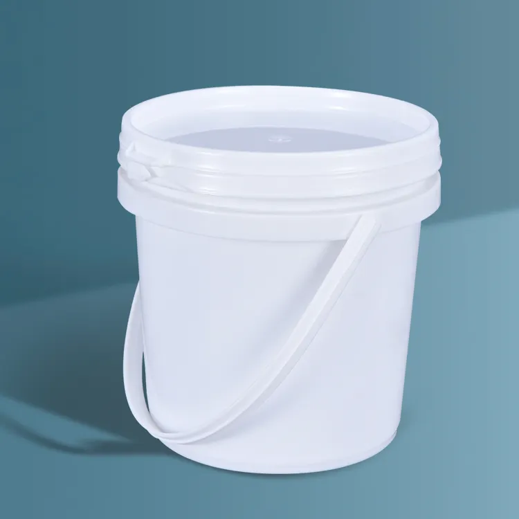 Umetass balde plástico vazio 2 litros, balde de plástico de grau alimentar com alça