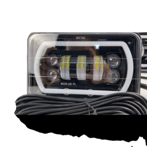 ไฟหน้า Led สี่เหลี่ยมขนาด4X6นิ้ว,ไฟ Led อัตโนมัติสำหรับรถยนต์4X6นิ้วไฟ RGB ทรงสี่เหลี่ยมขนาด4X6นิ้ว - Product Image 1