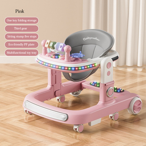 Multi-functional <strong>Baby</strong> Children's Walker Can Be Pushed Can <strong>Sit</strong> to Learn to Walk Starting Car - Product Image 4