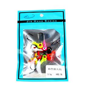 フィッシングジグヘッドフック3.5g/5g/7g/10g/14g混合色フィッシュヘッドフックシャープ釣り用フック