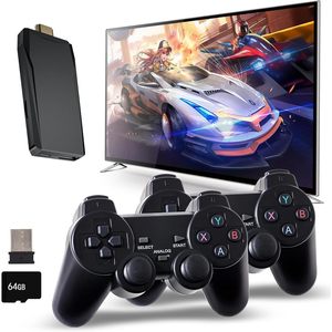 คอนโซลเกม Plug & Play ย้อนยุคที่มี20000 + เกมในตัวเอาต์พุต4K HD 2.4GHz โมเดล Wireless-X2รองรับฟอร์แมต FC - Product Image 1