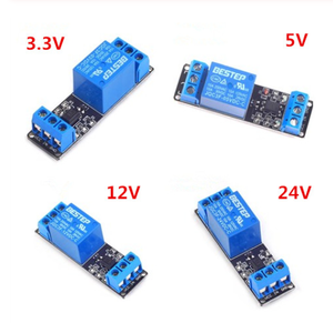3.3V 5V 12V 24V1チャンネルリレーモジュール低レベルトリガーオプトカプラーアイソレーションリレーモジュール - Product Image 1