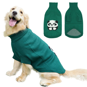 2024 Custom Fashion able Custom ized Warm Designer Haustier Kleidung für Herbst und Winter Hund Winter Pullover Kleidung Cute Panda Pattern - Product Image 2