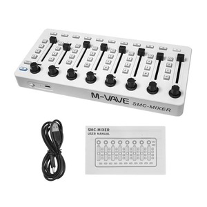 Controlador MIDI Consola de mezcla MIDI con 43 botones Batería de conexión BT/Fuente de alimentación tipo C Mezclador de controlador MIDI USB - Product Image 2