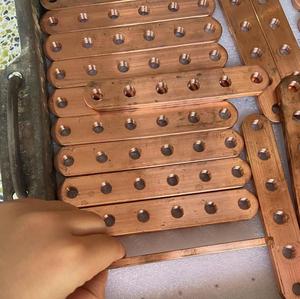 Thanh Xe Buýt Dòng Điện Lớn 300A Hạng Nặng Đầu Nối Khối Đầu Cuối 6X <span class=keywords><strong>3</strong></span>/8 Post(M10) Làm Bằng Đồng Nguyên Chất Có Nắp Đậy - Product Image 6