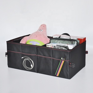 Katlanabilir araba Boot organizatör örgü saklama kutusu depolama ürünleri araba aracı ve kamp şeyler Polyester Sidiwen - Product Image 3