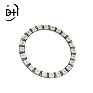 WS2812B modulo striscia 24 bit 24 X WS2812 5050 RGB lampada ad anello a LED con driver integrati ws2812 RGB 24 - Product Image 4