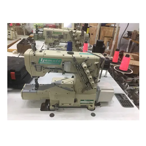 Máquina de costura de cinco roscas yamato vc2700, máquina japonesa de costura com três agulhas