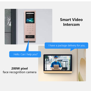 Tuya App Wifiビジュアルインターホンドアベル7インチタッチボタンスマートビデオドアベルインターホンシステムスマートセキュリティシステムをサポート - Product Image 4