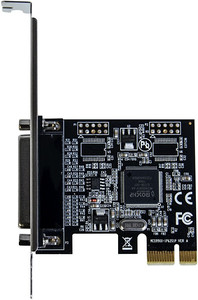 1端口PCI Express双型材平行适配器卡-SPP/EPP/ECP-1x DB25 IEEE 1284 PCIe平行卡 - Product Image 4