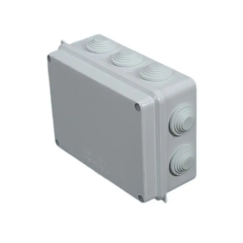 ABS 150*110*70mm Plastic waterproof box with plug IP66 outdoor electrical junction box