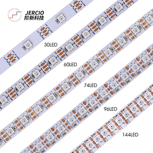 Jercio แถบไฟ LED RGB SMD2835 2 in 1 CCT แถบไฟ LED DC24V 18W CRI95สูง - Product Image 2