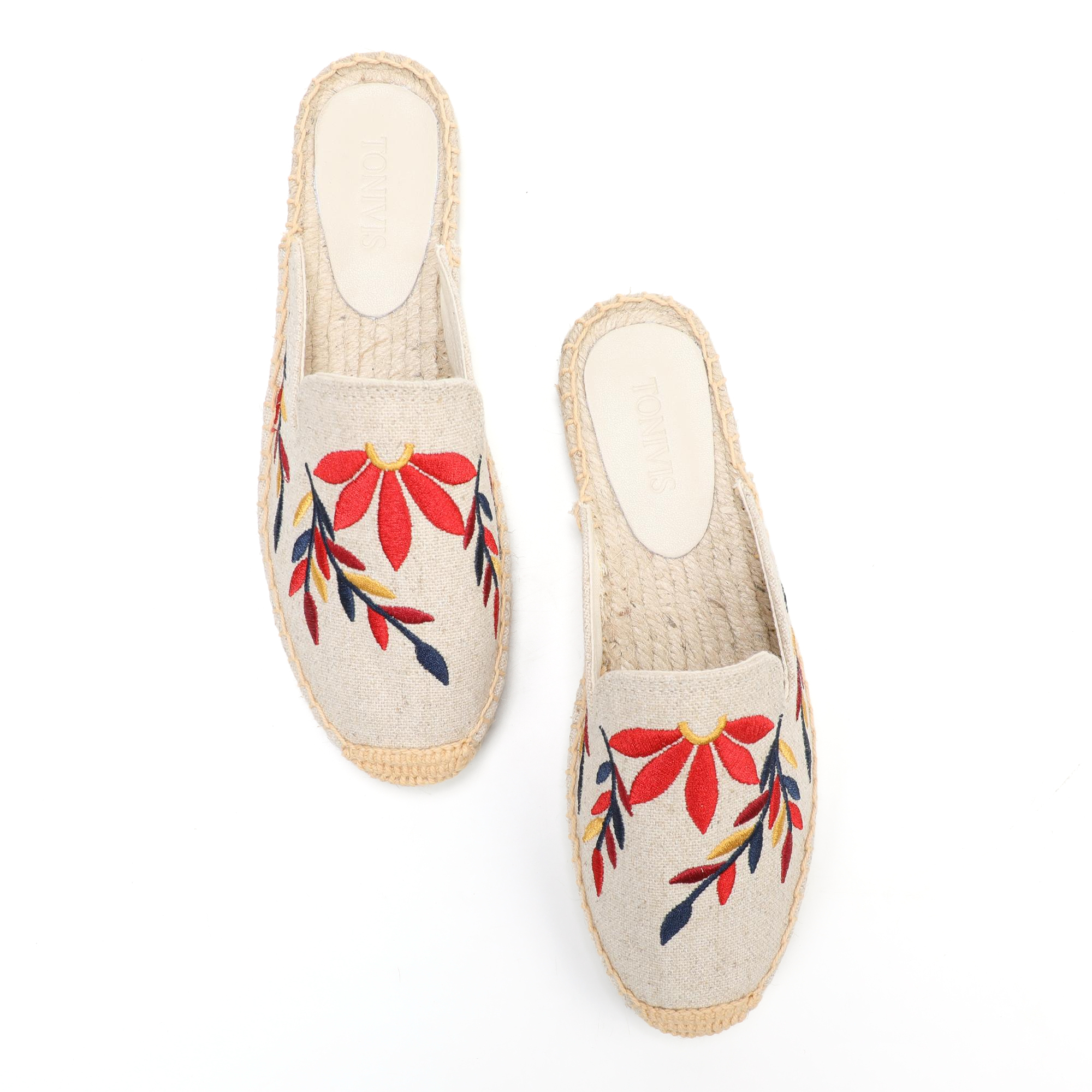 Beige and red K1-16-W-S845