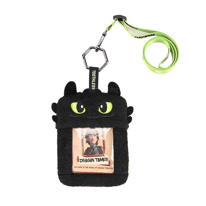 Porte-cartes en peluche Night Fury cool (9x2x12cm)