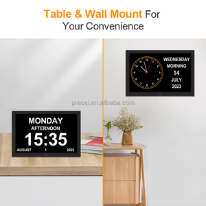 Pros LCD Pantalla grande Día Fecha Hora Demencia Reloj Calendario digital de 15 pulgadas Reloj con 24 alarmas para personas mayores Pérdida de memoria - Product Image 4