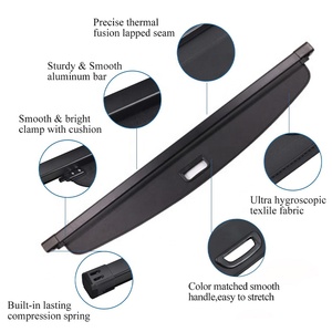 Geri çekilebilir bagaj güvenlik gölge özel Fit bagaj kargo kapağı için TOYOTA PRADO FJ 100 FJ 120 2003 2004 2005 2006 2007 2008 2009 - Product Image 2