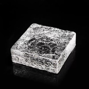 100*100*50mm Clear Crystal Solid Glass Bricks for Decorative <strong>Pattern</strong> Glass <strong>Blocks</strong> <strong>Building</strong> Wall Half Glass <strong>Block</strong> - Product Image 5