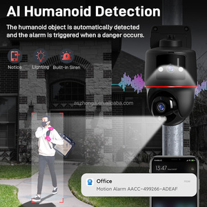 Akıllı ev güvenlik sistemi IP güvenlik kablosuz Wifi CCTV 4MP kamera çift Lens ekran flaş ışıkları Mini ağ kamerası - Product Image 6