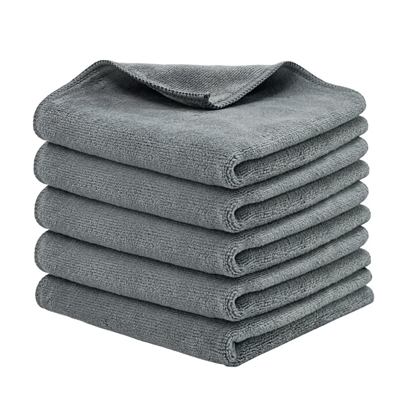 Double-sided weft-knitted brushed - gray