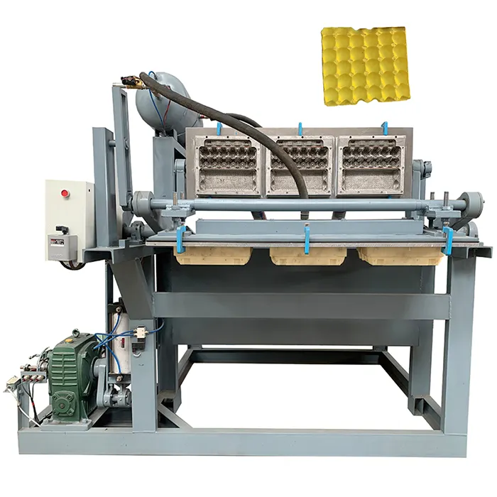 स्वत: खेतों में प्रयुक्त कागज pulping जूता ट्रे मोल्डिंग मशीन चूसने नीचे अंडे की ट्रे बनाने की मशीन