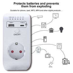 UD03 regolatore di temporizzazione Anti-sovraccarico di temporizzazione presa di corrente di ricarica interruttore Timer presa EU Plug Smart Timer - Product Image 6